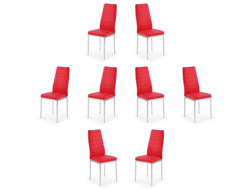 Osiem krzeseł czerwonych - 6919