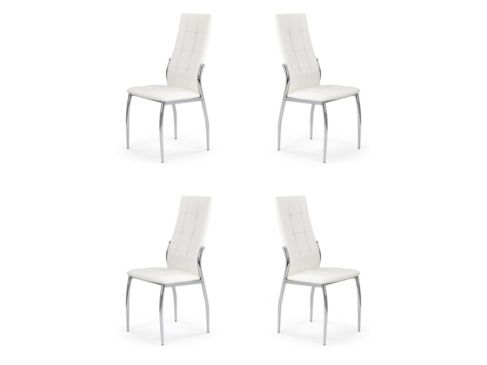 Cztery krzesła białe - 0022