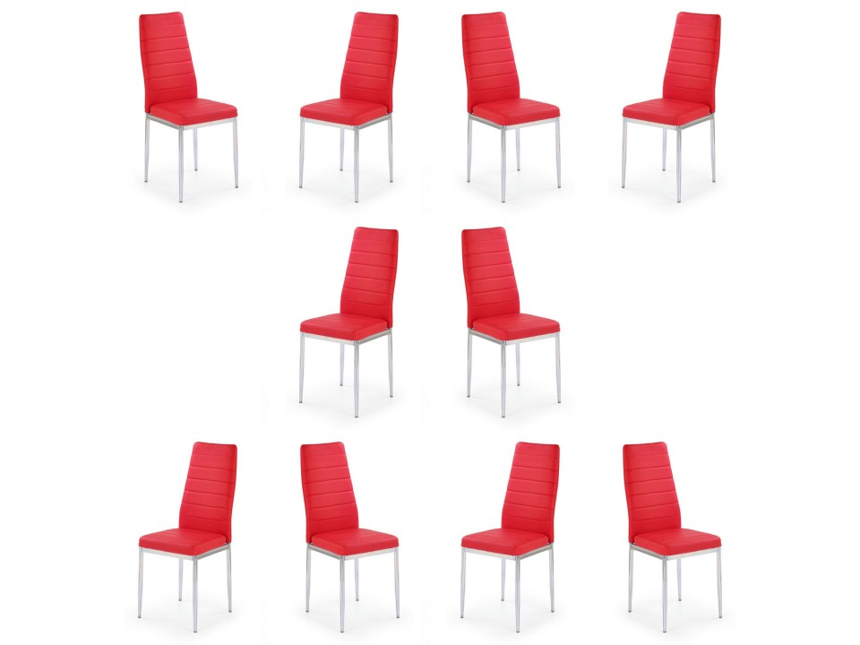 Dziesięć krzeseł czerwonych - 6919
