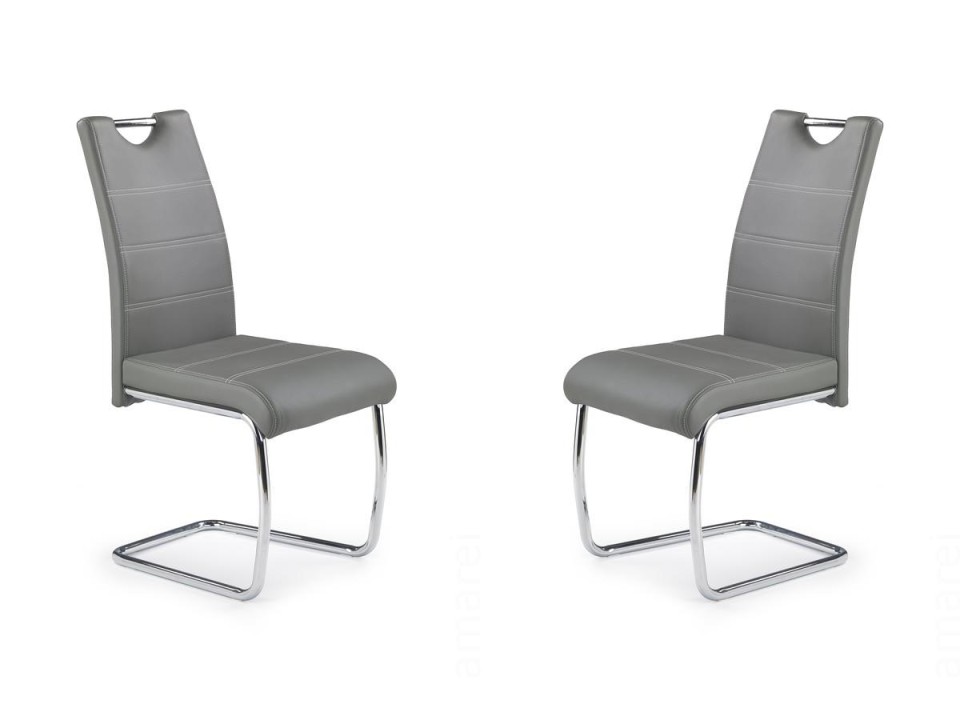 Dwa krzesła popielate - 0121