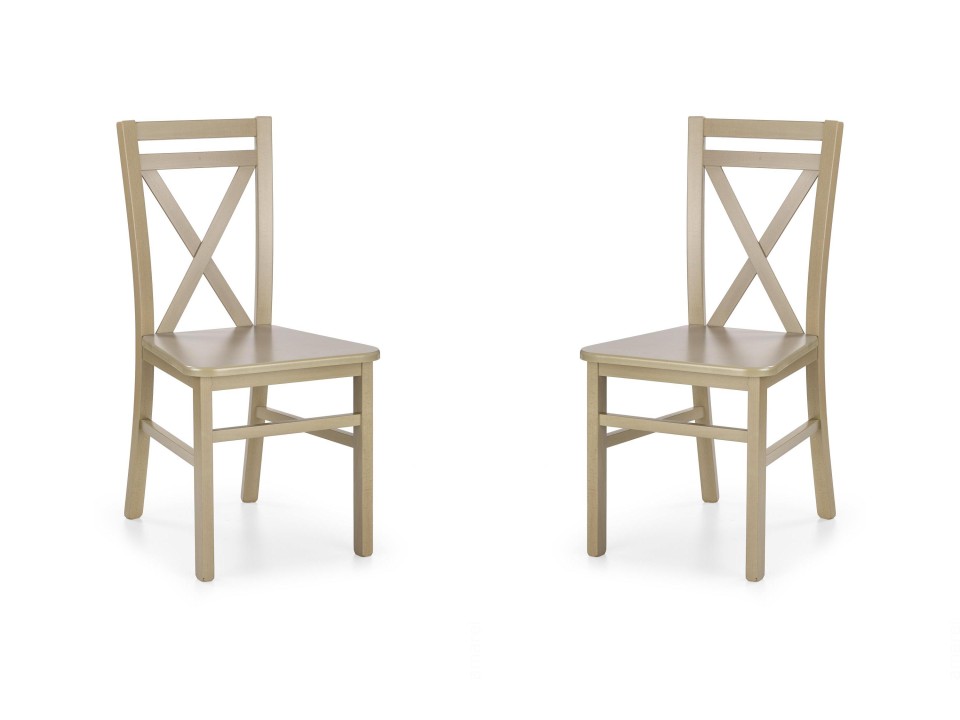 Dwa krzesła dąb sonoma - 8098