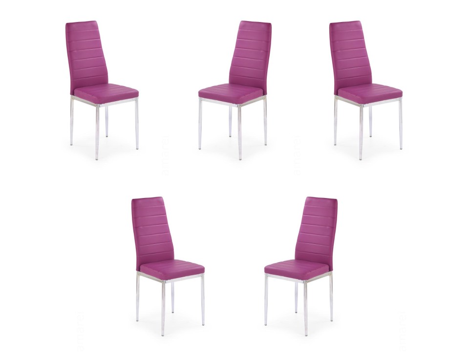 Pięć krzeseł fiolet - 6940