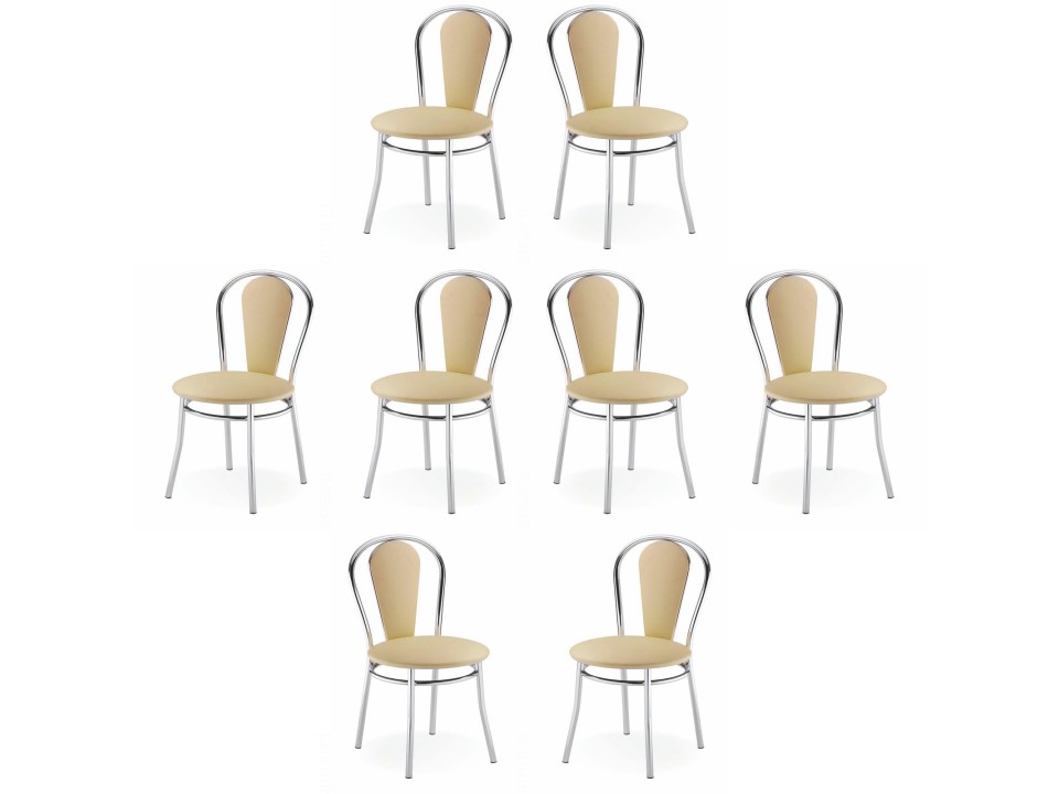 Osiem krzeseł biurowych - 7729