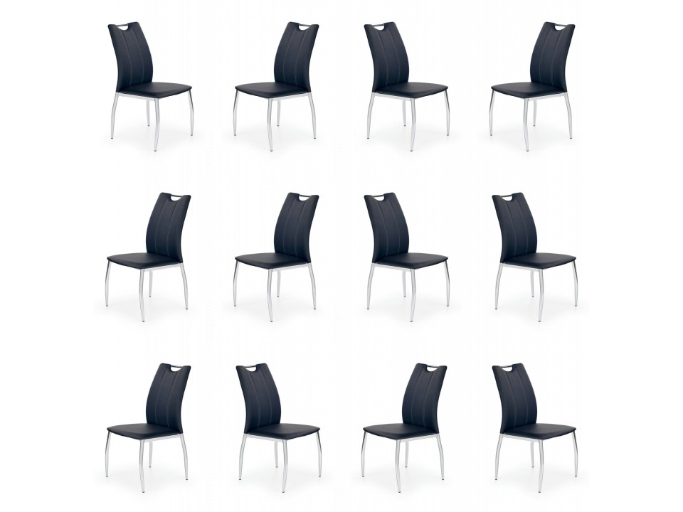 Dwanaście krzeseł czarnych - 4809