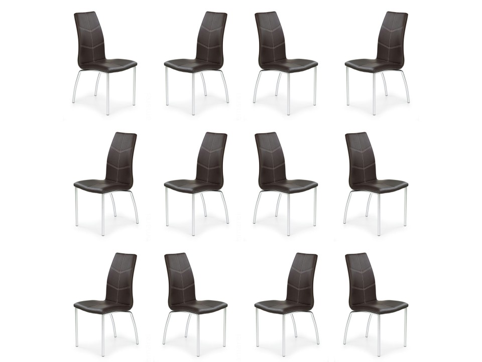 Dwanaście krzeseł brązowych - 6187
