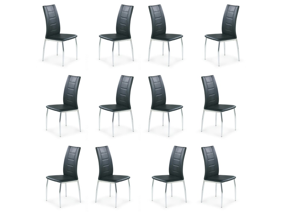 Dwanaście krzeseł czarnych - 6583