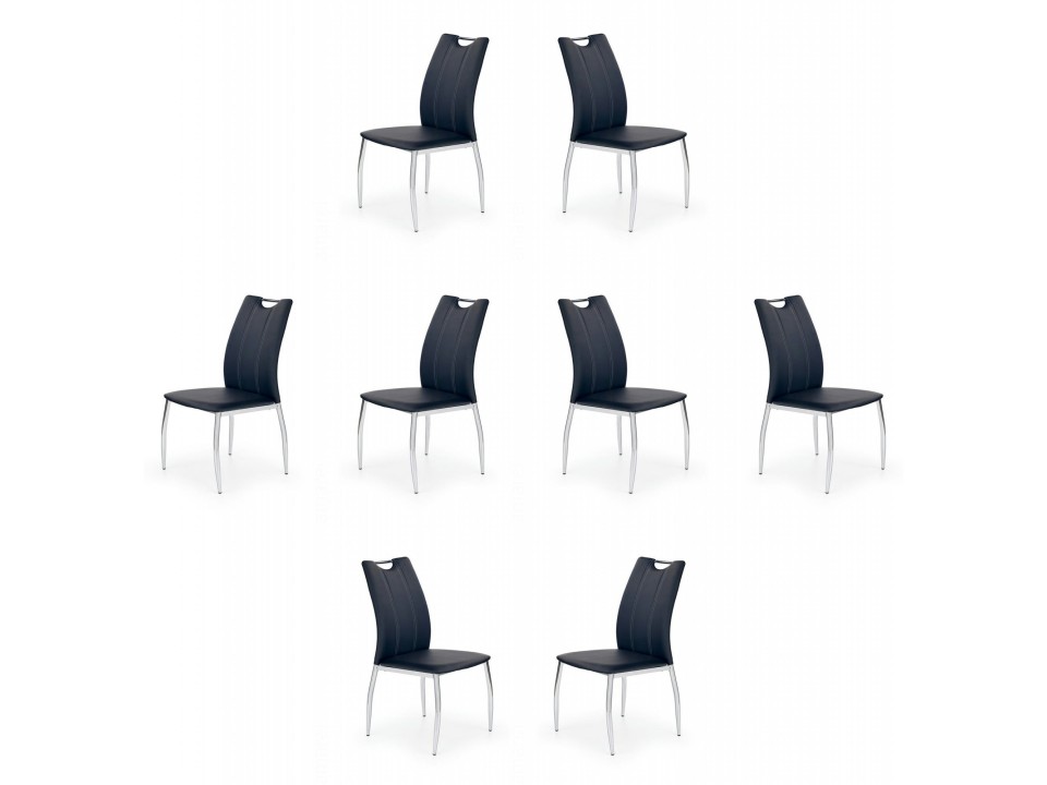 Osiem krzeseł czarnych - 4809