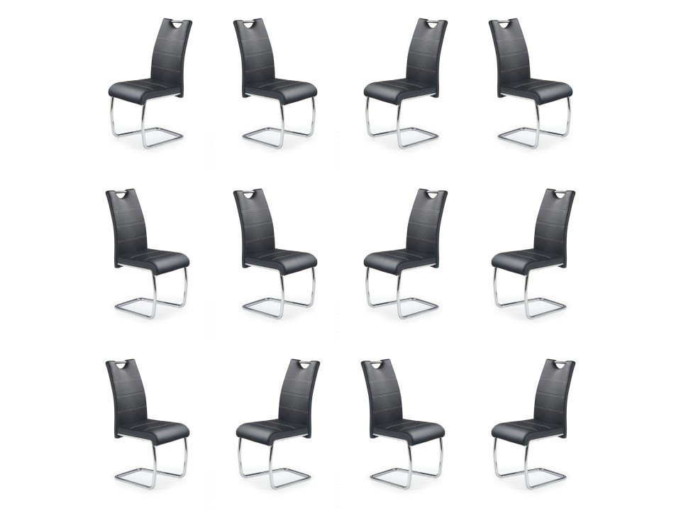 Dwanaście krzeseł czarnych - 0091