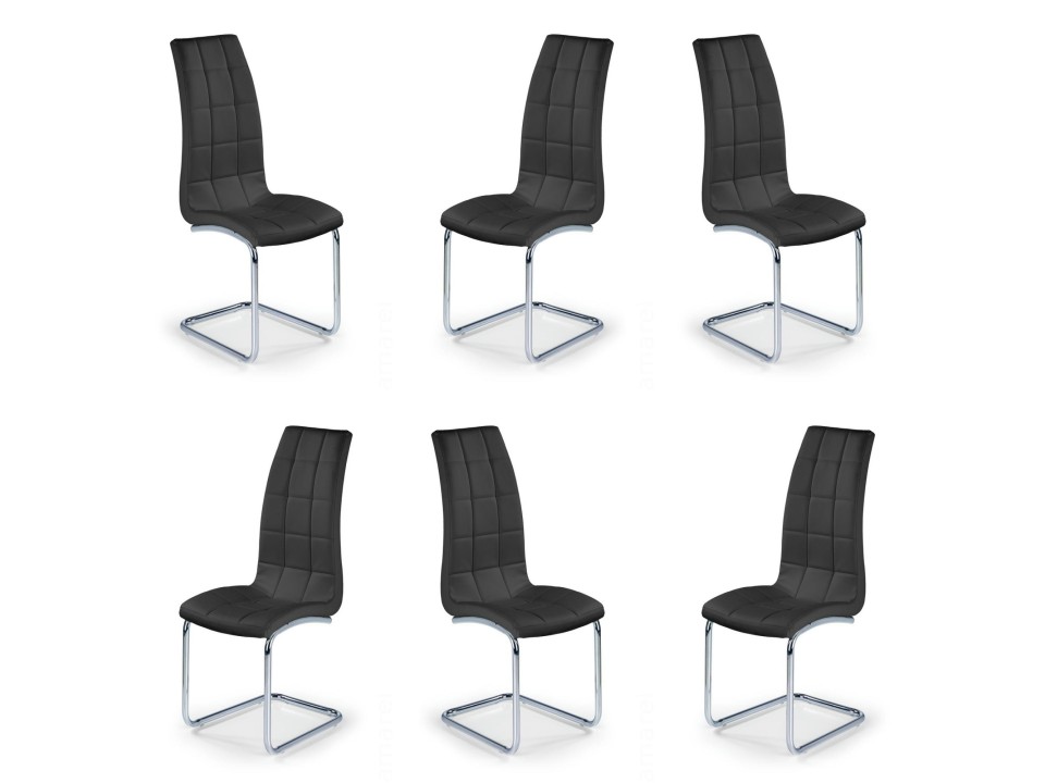 Sześć krzeseł czarnych - 1197
