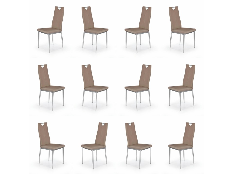 Dwanaście krzeseł cappucino - 2675