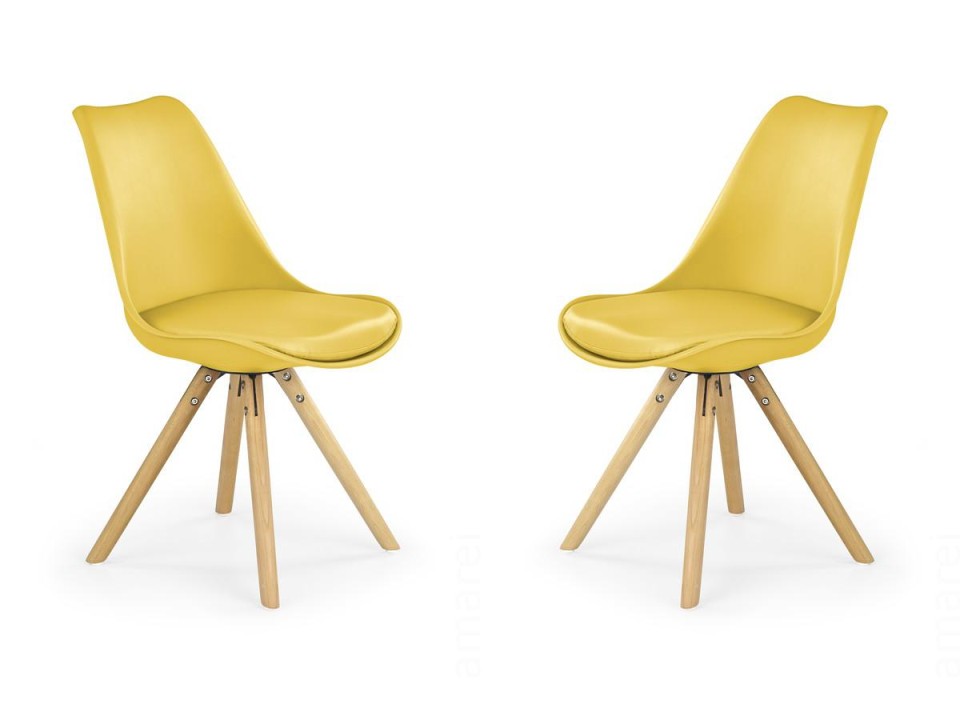 Dwa krzesła żółte - 1418