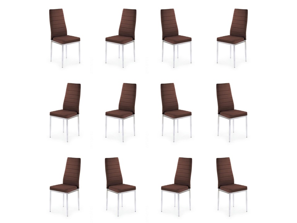Dwanaście krzeseł brązowych - 6902