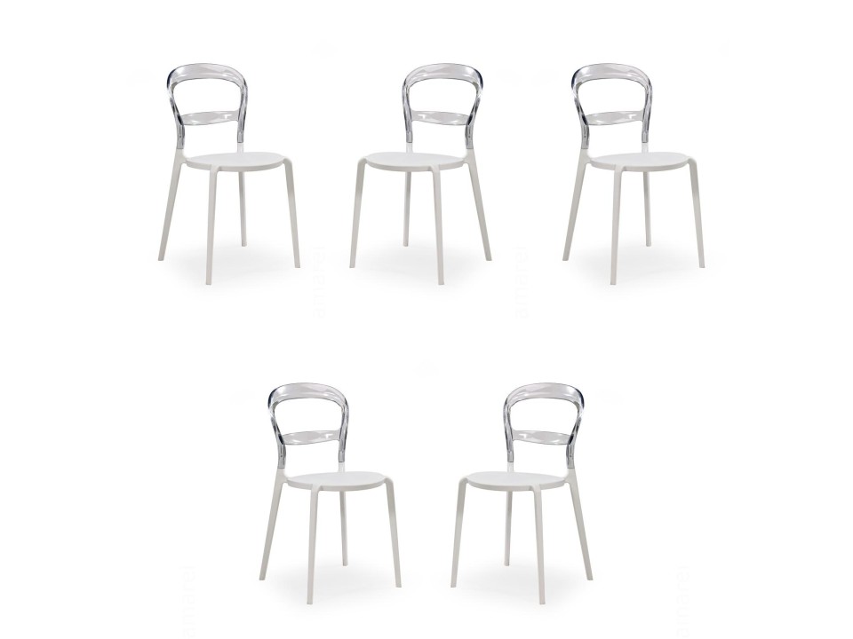 Pięć krzeseł bezbarwnych - 1732
