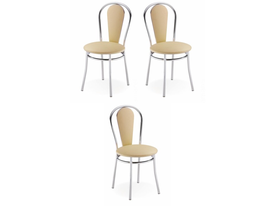 Trzy krzesła biurowe - 7729