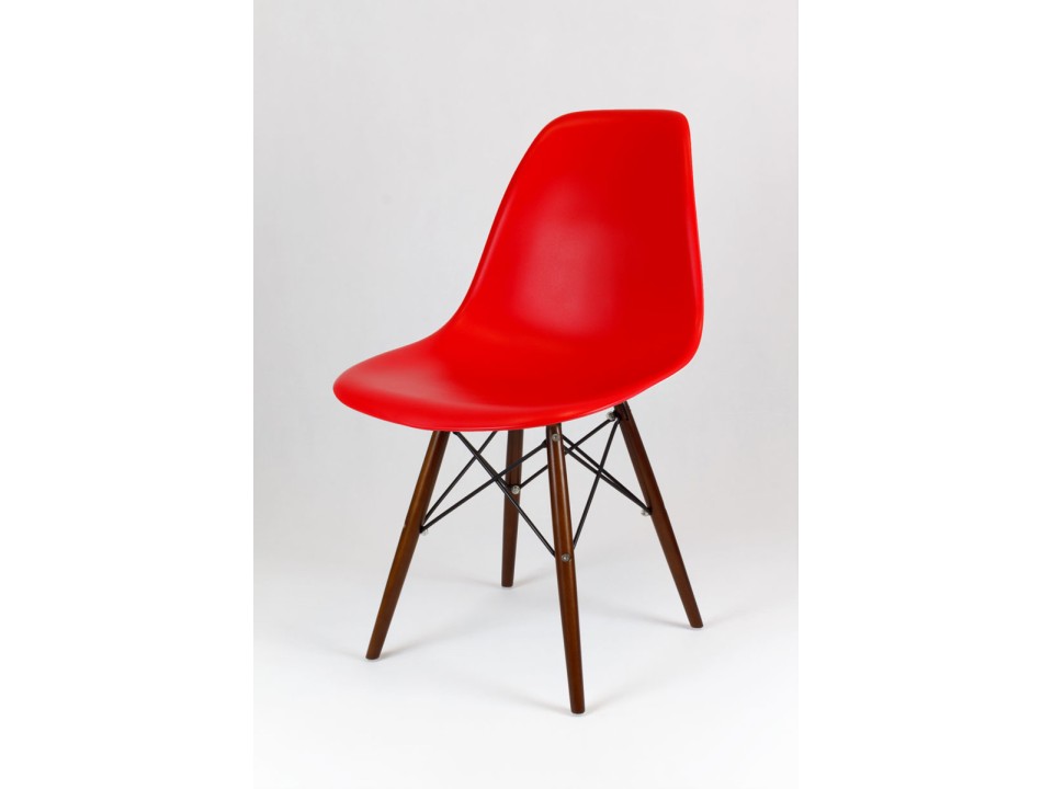 Sk Design Kr012 Czerwone Krzesło Wenge