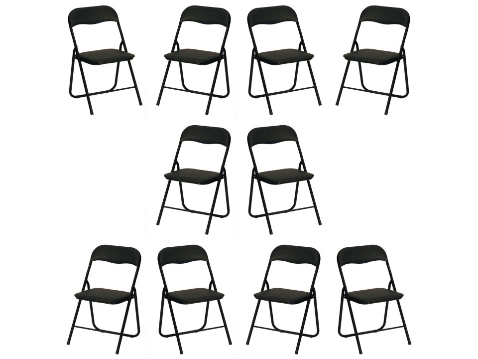 Dziesięć krzeseł czarnych - 7616