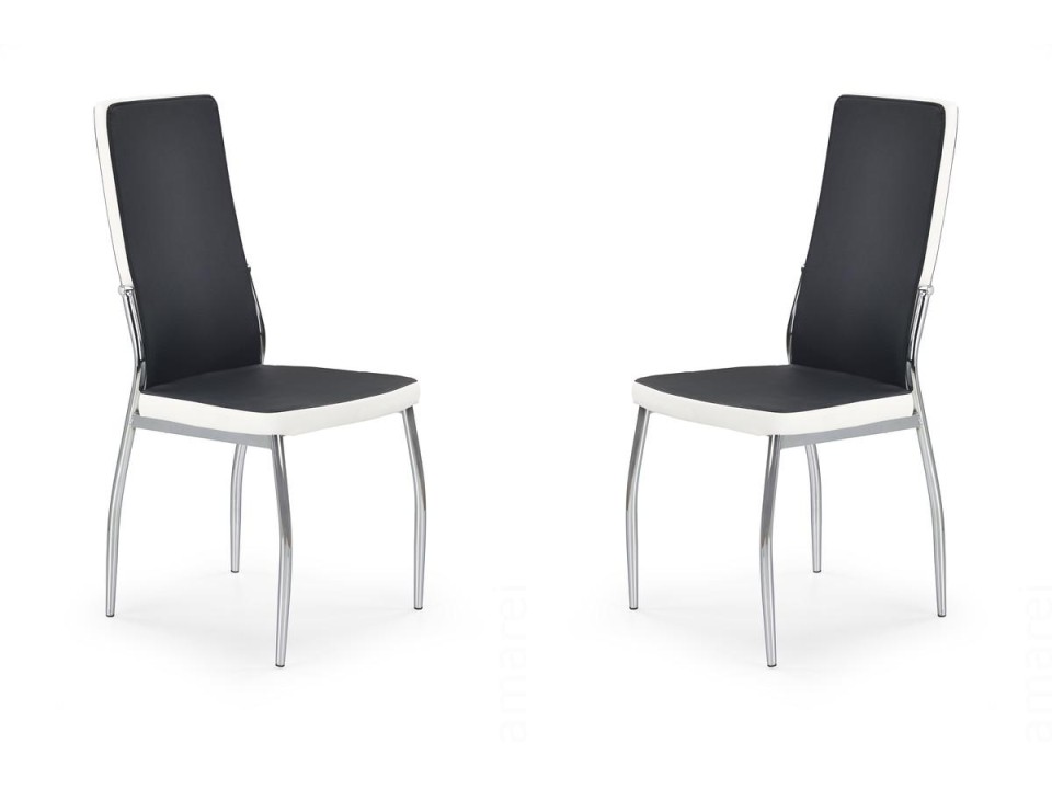 Dwa krzesła czarne białe - 0053