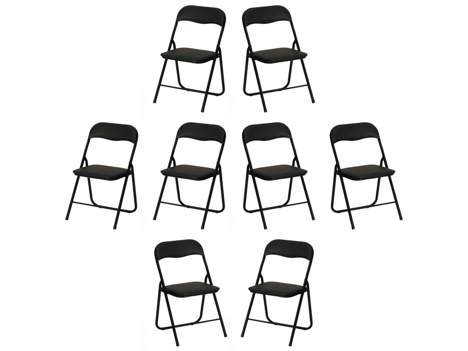 Osiem krzeseł czarnych - 7616