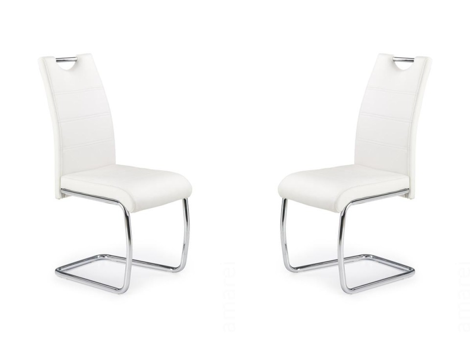 Dwa krzesła białe - 0114