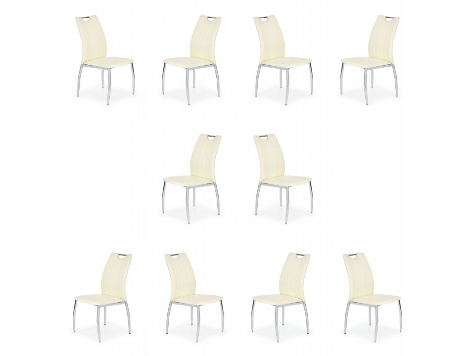 Dziesięć krzeseł białych - 4793