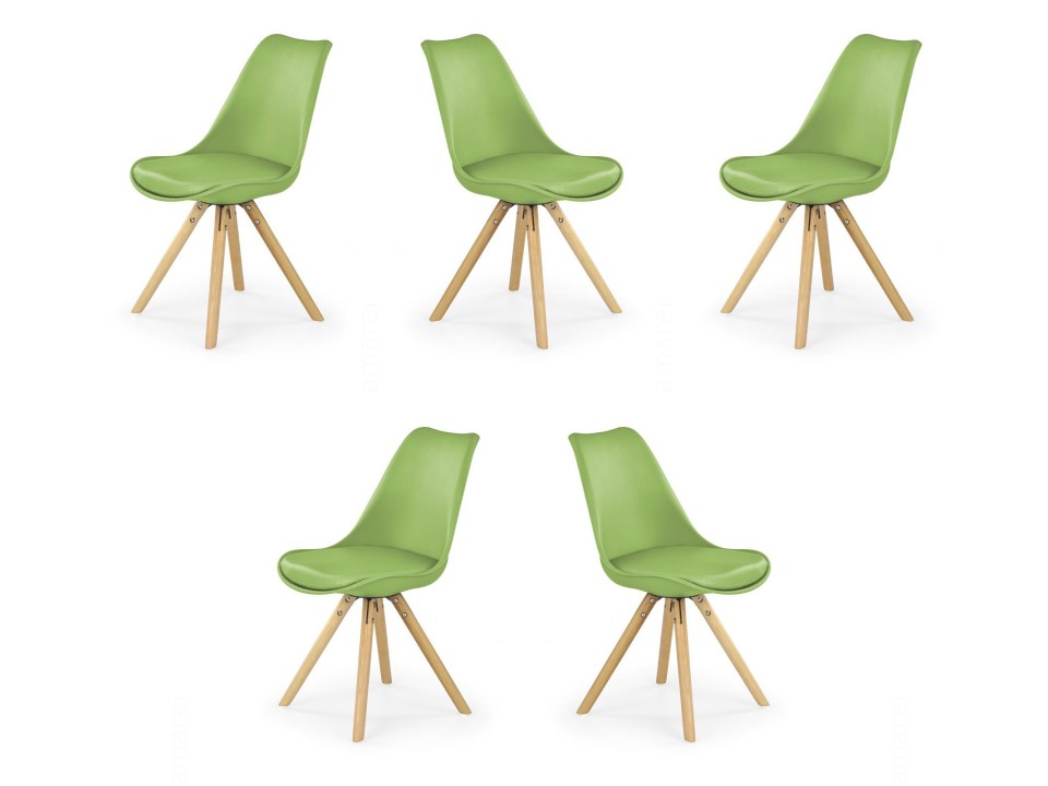 Pięć krzeseł zielonych - 1425