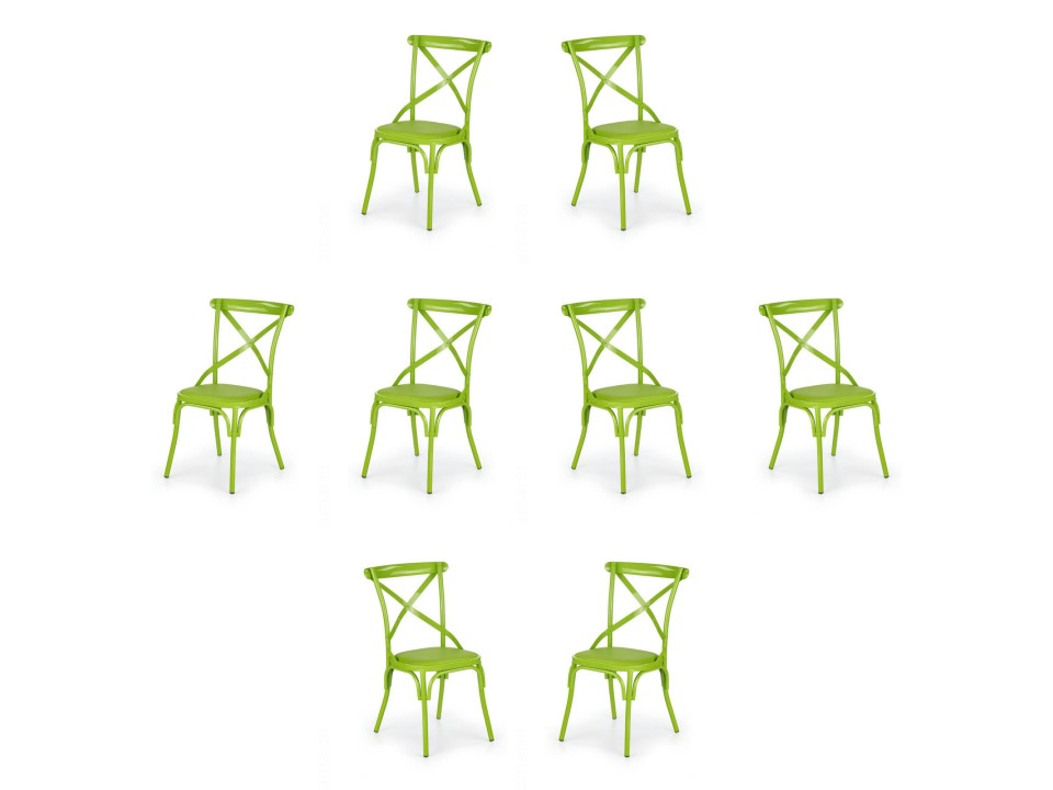 Osiem krzeseł zielonych - 0473