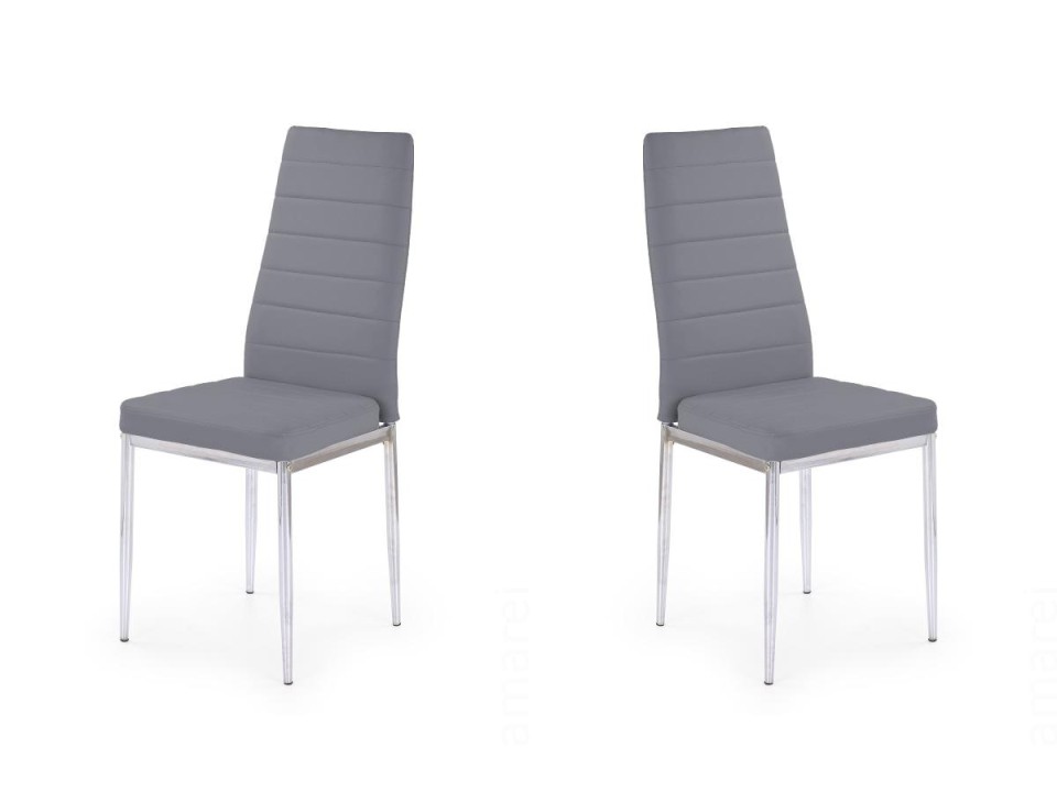 Dwa krzesła popielate - 6926