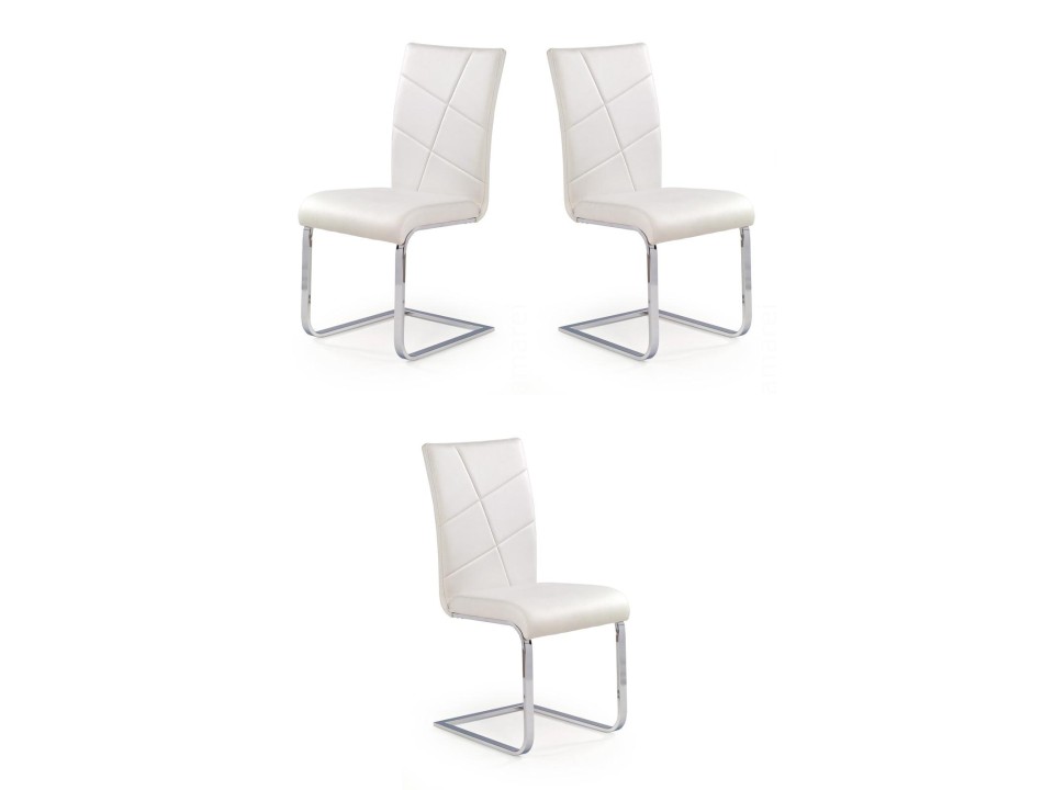 Trzy krzesła białe - 4900