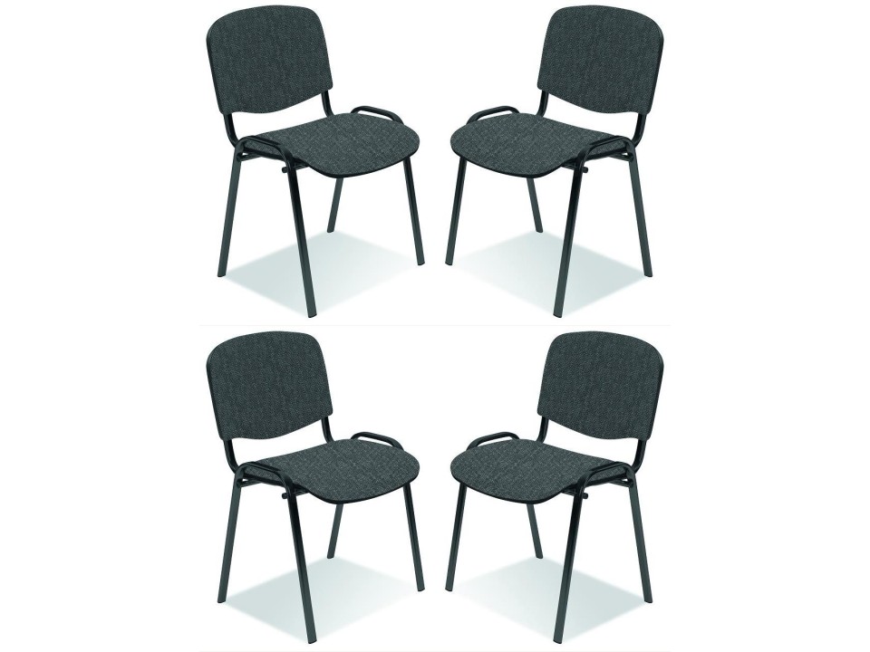 Cztery krzesła  szare - 0738