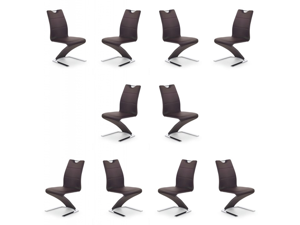 Dziesięć krzeseł brązowych - 4922