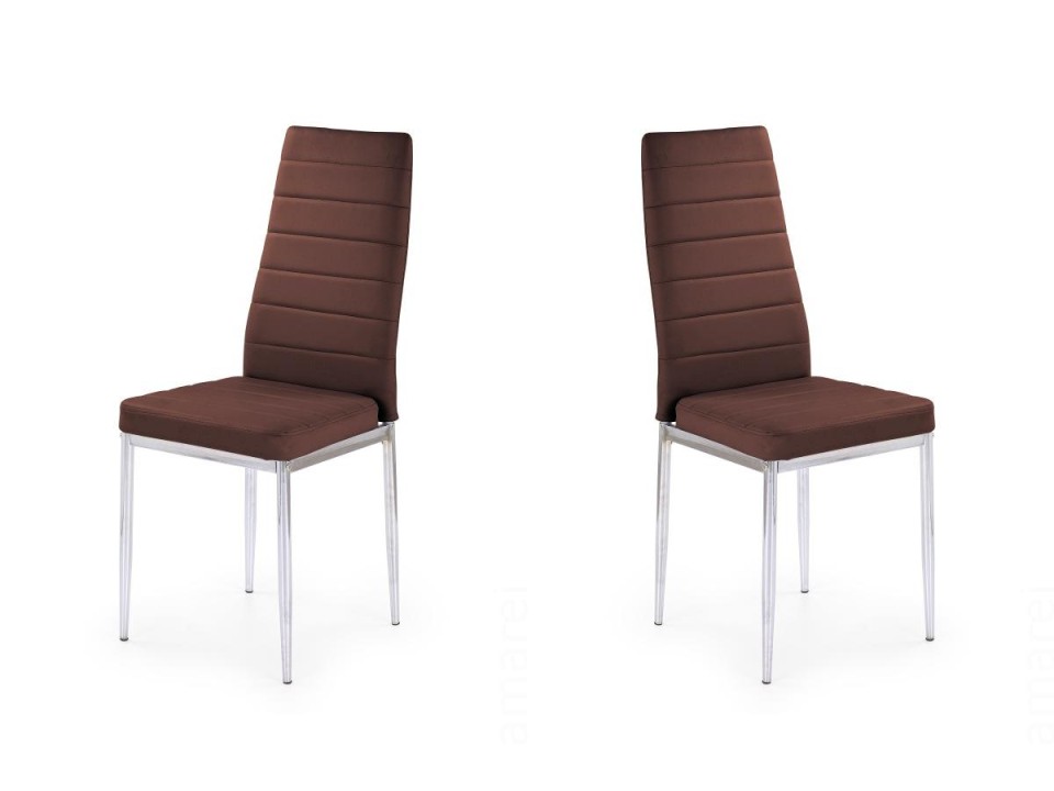 Dwa krzesła brązowe - 6902