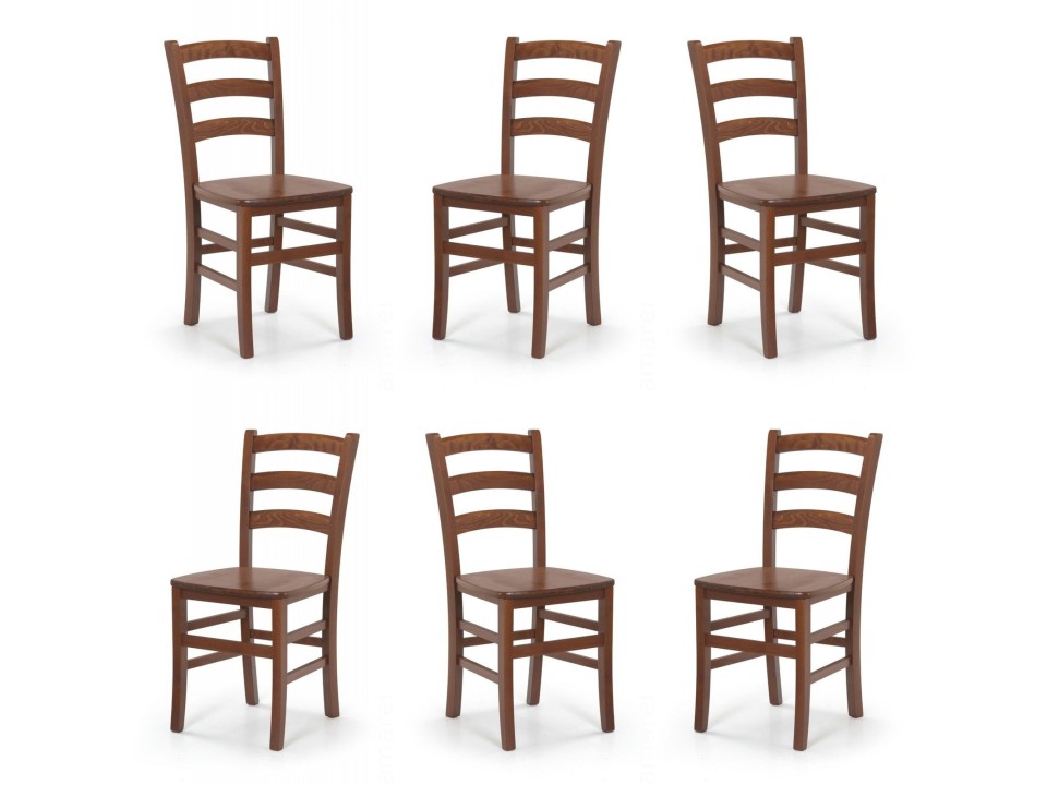 Sześć krzeseł czereśnia antyczna - 7099