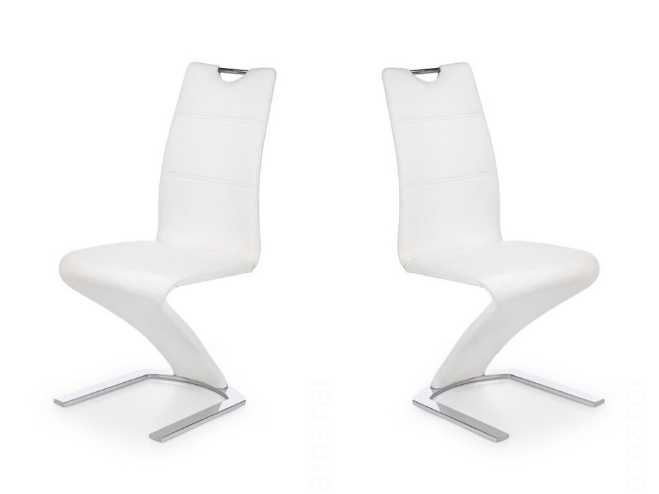Dwa krzesła białe - 4908