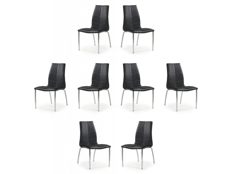 Osiem krzeseł czarnych - 5006