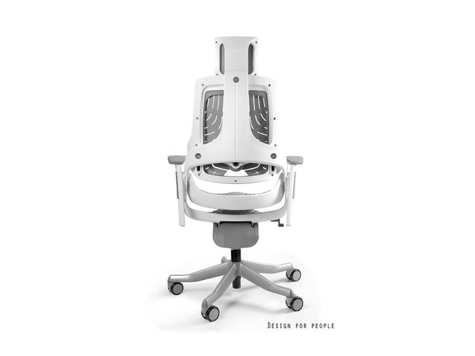 Fotel Wau biały Elastomer TPE - Unique