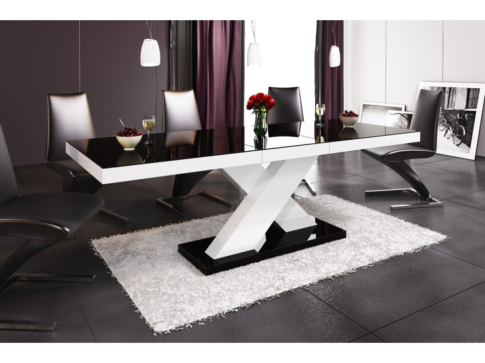 Stół Xenon czarny / biały - Meble Hubertus