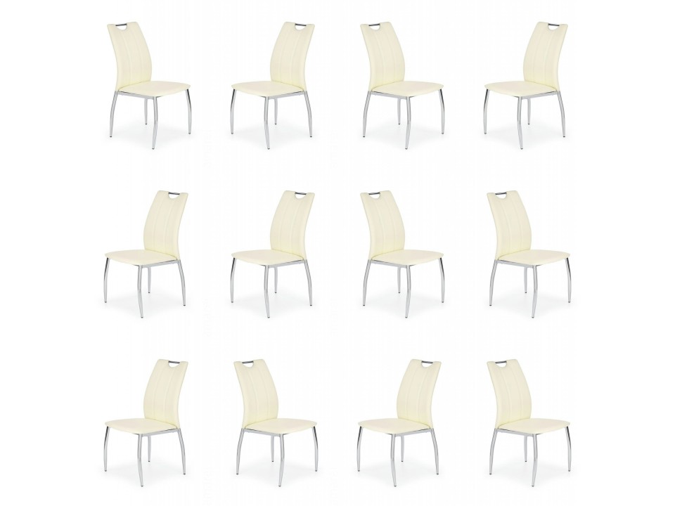 Dwanaście krzeseł białych - 4793