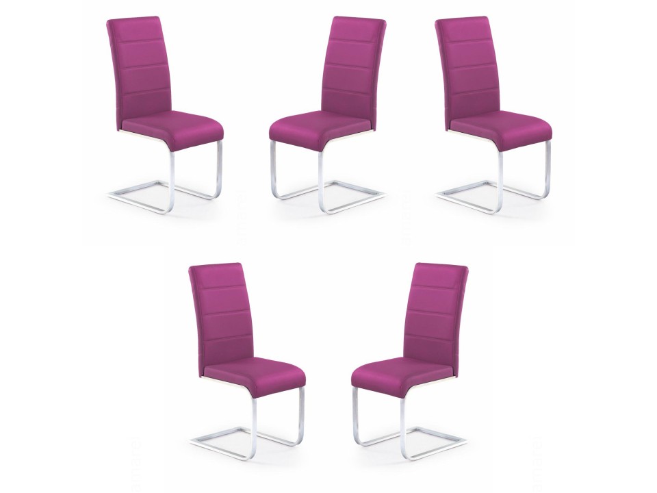Pięć krzeseł fioletowych - 4795