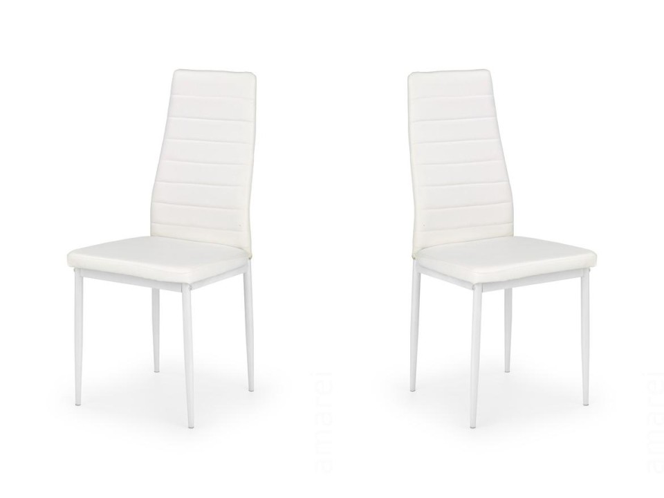 Dwa krzesła białe - 6194