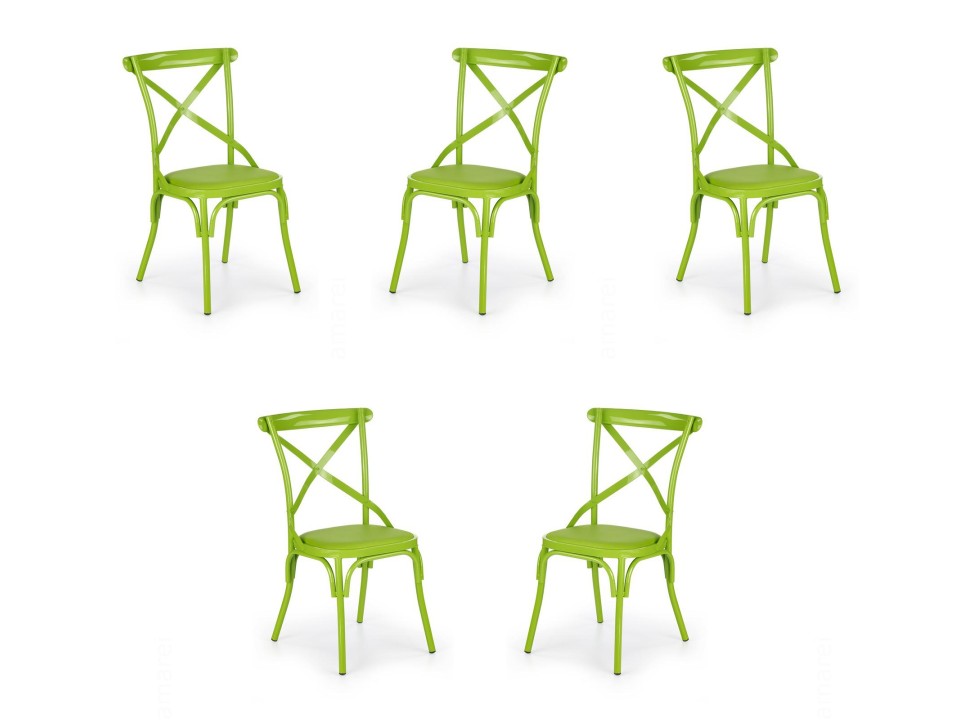 Pięć krzeseł zielonych - 0473