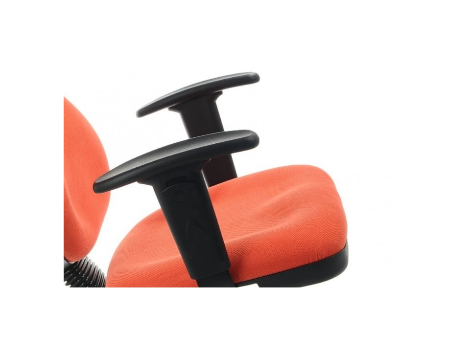 Fotel biurowy Zipper pomarańczowy - SitPlus