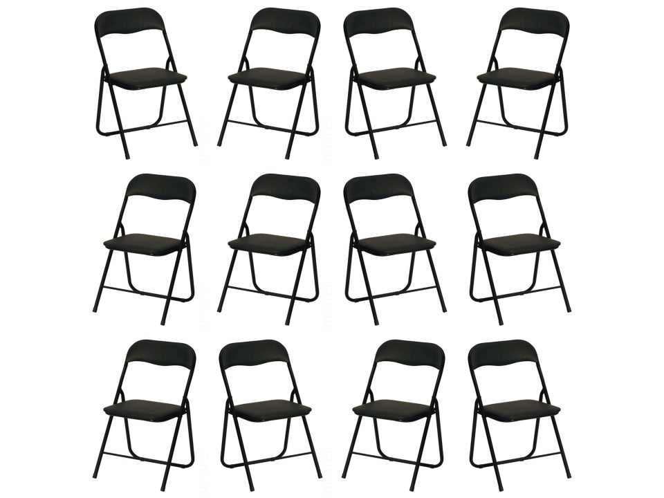 Dwanaście krzeseł czarnych - 7616