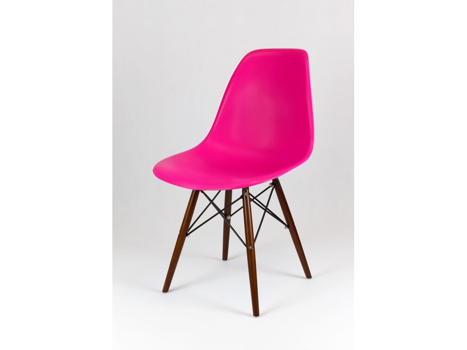 Sk Design Kr012 Ciemnoróżowe Krzesło Wenge
