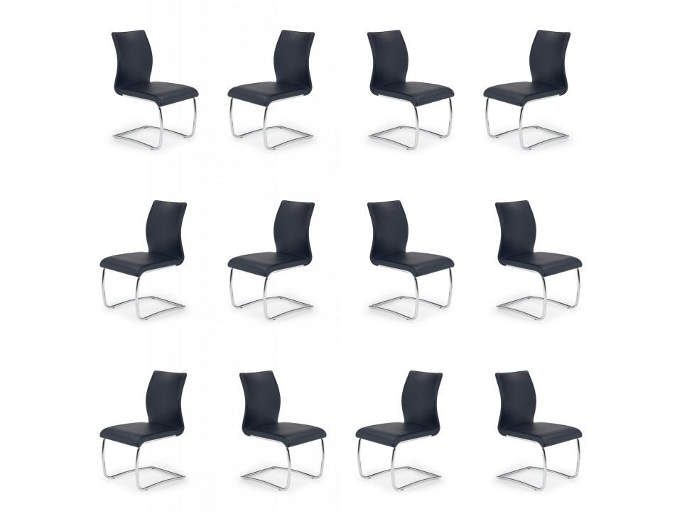 Dwanaście krzeseł czarnych - 4533