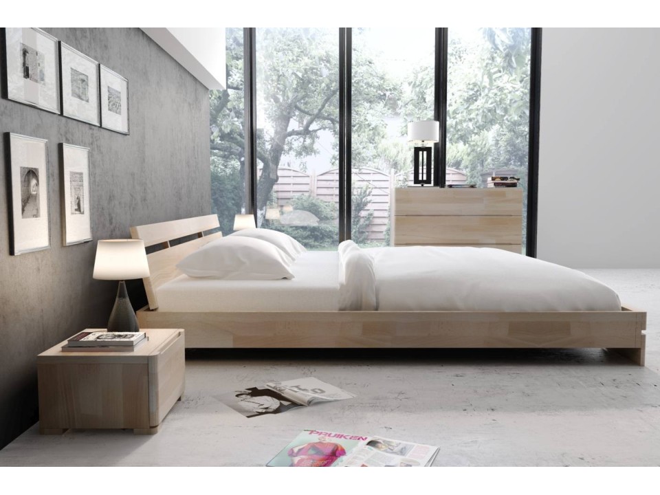 Łóżko drewniane bukowe SPARTA Long 90x220 - Skandica