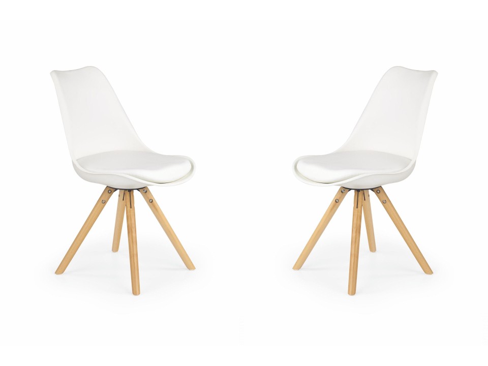 Dwa krzesła białe - 8210