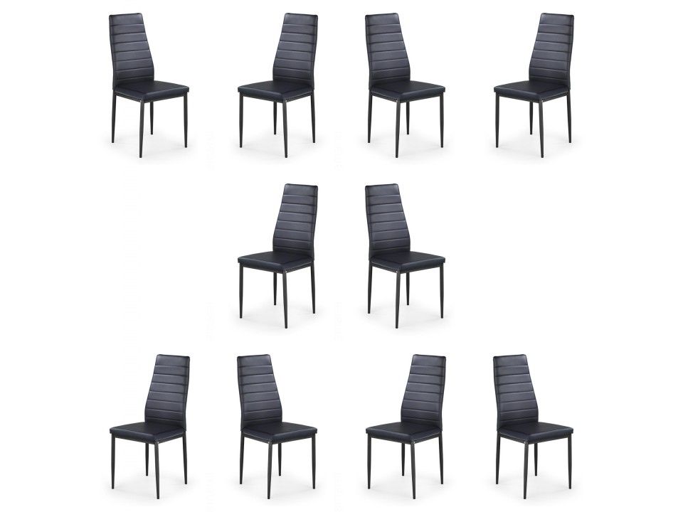 Dziesięć krzeseł czarnych - 6200