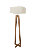 Lampa stojąca z drewna JAWA  Lysne