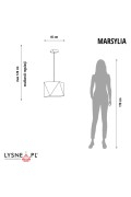 Lampa Geometryczna  wisząca MARSYLIA  Lysne