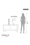 Lampka stołowa z możliwością regulacji ASMARA MIRROR  Lysne